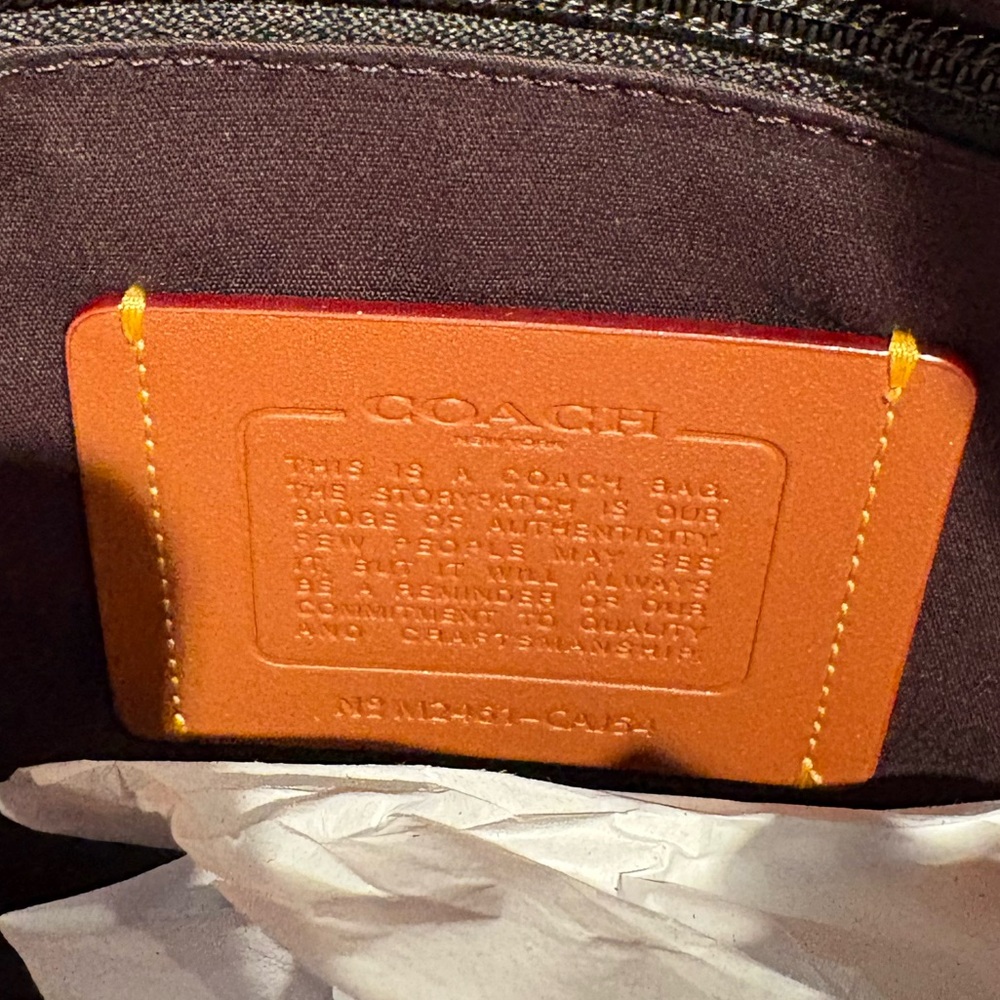 Coach Wesley Tote In Denim - Washed Black - Picture 13 of 13